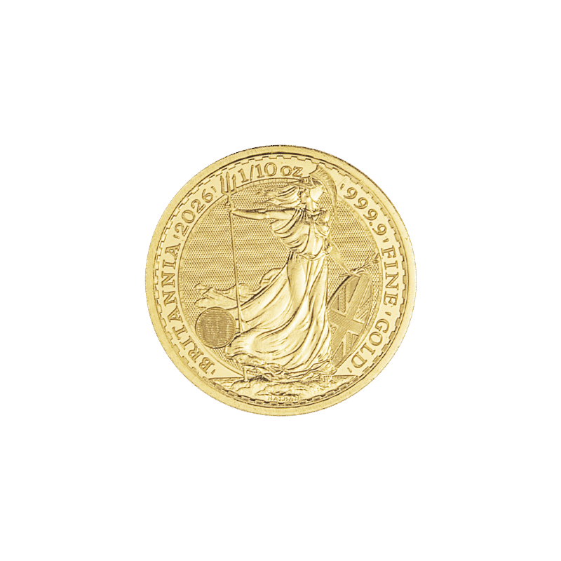 Britannia 1/10 oz – Złota moneta bulionowa