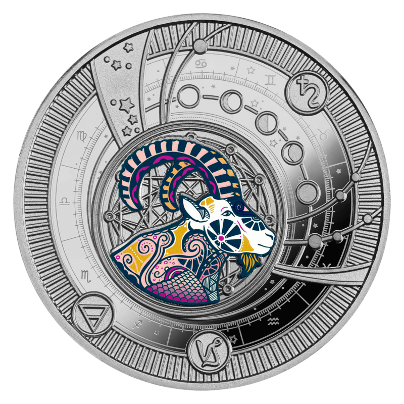 Koziorożec, 500 franków CFA, Seria: Znaki Zodiaku
